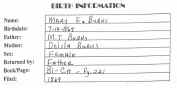 Birth certificate