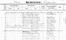 Marriage record - page 2